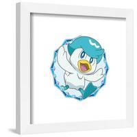 Gallery Pops Pokémon - Quaxly Sparkle Badge Wall Art-Trends International-Framed Gallery Pops