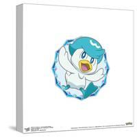 Gallery Pops Pokémon - Quaxly Sparkle Badge Wall Art-Trends International-Stretched Canvas