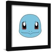 Gallery Pops Pokémon - Squirtle Face Wall Art-Trends International-Framed Gallery Pops