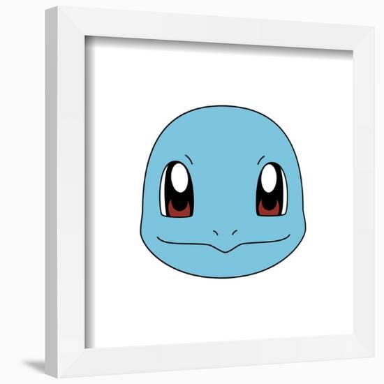 Gallery Pops Pokémon - Squirtle Face Wall Art-Trends International-Framed Gallery Pops