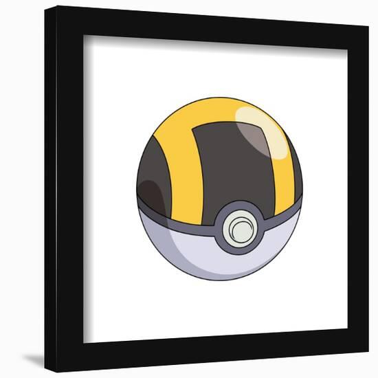 Gallery Pops Pokémon - Ultra Ball Wall Art-Trends International-Framed Gallery Pops