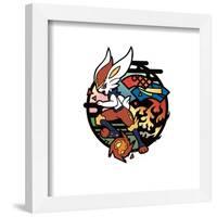 Gallery Pops Pokémon - Wagara Cinderace Wall Art-Trends International-Framed Gallery Pops