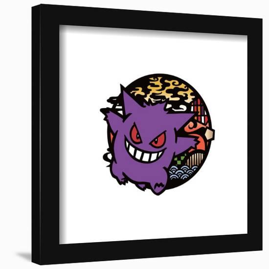 Gallery Pops Pokémon - Wagara Gengar Wall Art-Trends International-Framed Gallery Pops