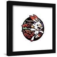 Gallery Pops Pokémon - Wagara Scorbunny Wall Art-Trends International-Framed Gallery Pops