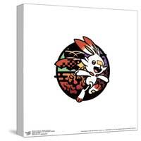 Gallery Pops Pokémon - Wagara Scorbunny Wall Art-Trends International-Stretched Canvas