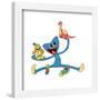 Gallery Pops Poppy Playtime: Chapter 3 - Cartoon Huggy Wuggy Toys Wall Art-Trends International-Framed Gallery Pops