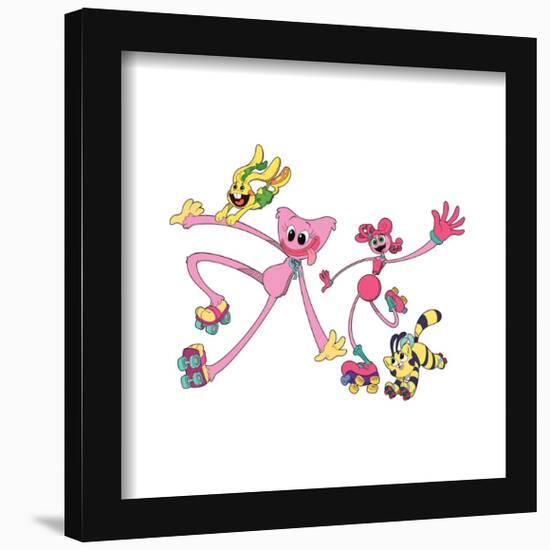 Gallery Pops Poppy Playtime: Chapter 3 - Cartoon Kissy Missy Skates Wall Art-Trends International-Framed Gallery Pops