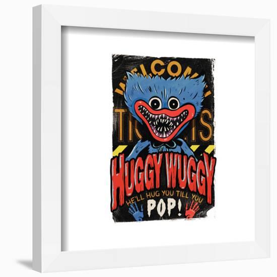 Gallery Pops Poppy Playtime - Huggy Wuggy Poster Wall Art-Trends International-Framed Gallery Pops