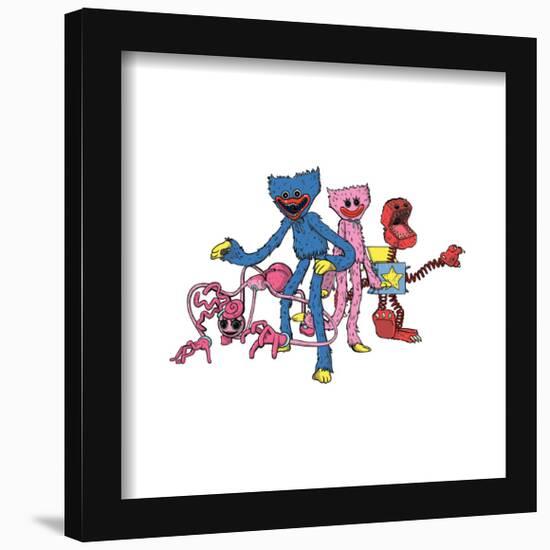 Gallery Pops Poppy Playtime - Playtime Group Wall Art-Trends International-Framed Gallery Pops