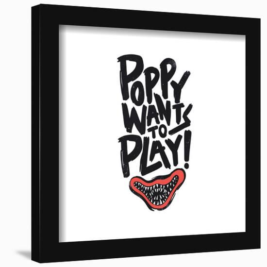 Gallery Pops Poppy Playtime - Poppy Wants to Play Wall Art-Trends International-Framed Gallery Pops