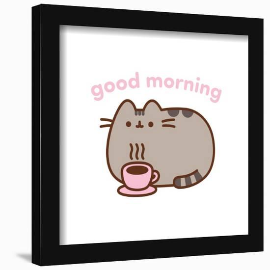 Gallery Pops Pusheen - Good Morning Wall Art-Trends International-Framed Gallery Pops