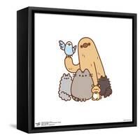 Gallery Pops Pusheen - Group Wall Art-Trends International-Framed Stretched Canvas