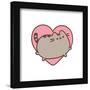 Gallery Pops Pusheen - Heart Wall Art-Trends International-Framed Gallery Pops