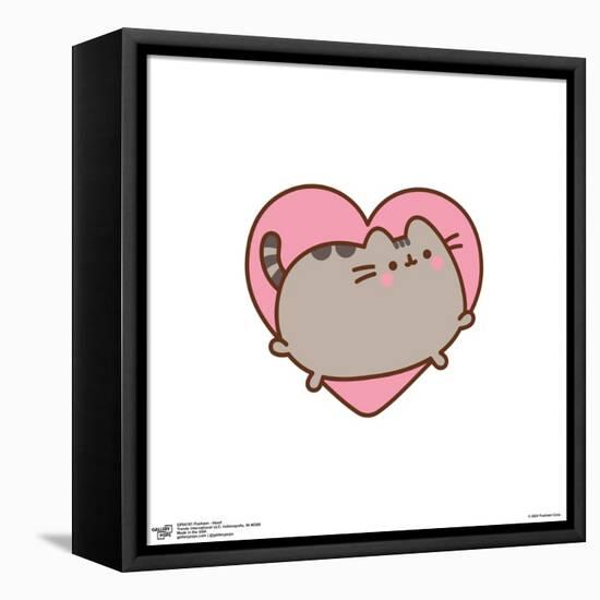 Gallery Pops Pusheen - Heart Wall Art-Trends International-Framed Stretched Canvas