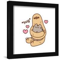 Gallery Pops Pusheen - Hug Wall Art-Trends International-Framed Gallery Pops