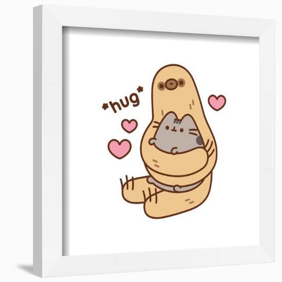 Gallery Pops Pusheen - Hug Wall Art-Trends International-Framed Gallery Pops