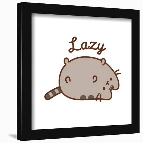 Gallery Pops Pusheen - Lazy Wall Art-Trends International-Framed Gallery Pops