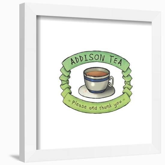 Gallery Pops Sally Face - Addison Tea Logo Wall Art-Trends International-Framed Gallery Pops