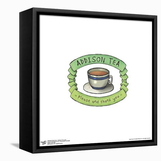 Gallery Pops Sally Face - Addison Tea Logo Wall Art-Trends International-Framed Stretched Canvas