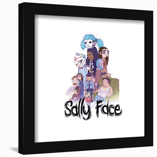 Gallery Pops Sally Face - Strange Neighbors Wall Art-Trends International-Framed Gallery Pops