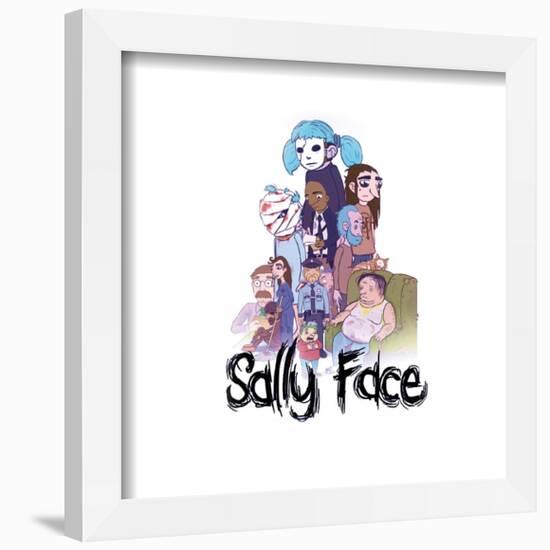 Gallery Pops Sally Face - Strange Neighbors Wall Art-Trends International-Framed Gallery Pops