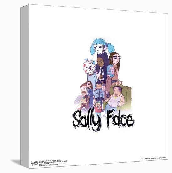 Gallery Pops Sally Face - Strange Neighbors Wall Art-Trends International-Stretched Canvas