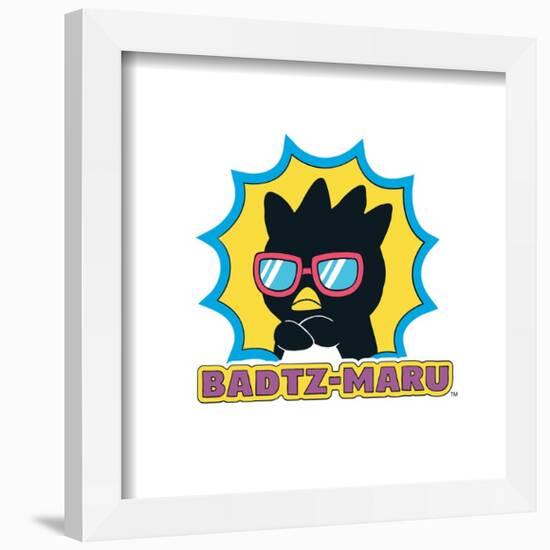 Gallery Pops Sanrio Badtz-Maru - Badtz-Maru Sticker Graphic Wall Art-Trends International-Framed Gallery Pops