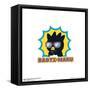 Gallery Pops Sanrio Badtz-Maru - Badtz-Maru Sticker Graphic Wall Art-Trends International-Framed Stretched Canvas