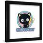 Gallery Pops Sanrio Chococat - Chococat Sticker Graphic Wall Art-Trends International-Framed Gallery Pops