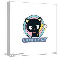 Gallery Pops Sanrio Chococat - Chococat Sticker Graphic Wall Art-Trends International-Stretched Canvas