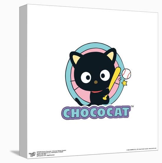 Gallery Pops Sanrio Chococat - Chococat Sticker Graphic Wall Art-Trends International-Stretched Canvas
