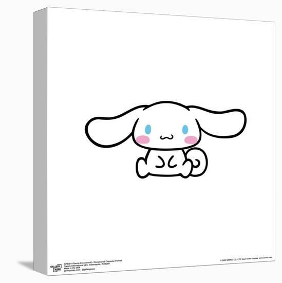 Gallery Pops Sanrio Cinnamoroll - Cinnamoroll Character Portrait Wall Art-Trends International-Stretched Canvas