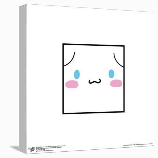 Gallery Pops Sanrio Cinnamoroll - Cinnamoroll Happy Face Wall Art-Trends International-Stretched Canvas