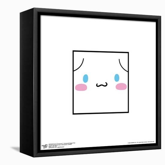 Gallery Pops Sanrio Cinnamoroll - Cinnamoroll Happy Face Wall Art-Trends International-Framed Stretched Canvas