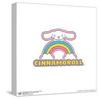 Gallery Pops Sanrio Cinnamoroll - Cinnamoroll Sticker Graphic Wall Art-Trends International-Stretched Canvas
