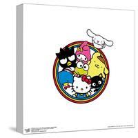 Gallery Pops Sanrio Hello Kitty and Friends - Group Badge Wall Art-Trends International-Stretched Canvas