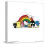Gallery Pops Sanrio Hello Kitty and Friends - Group Rainbow Wall Art-Trends International-Stretched Canvas