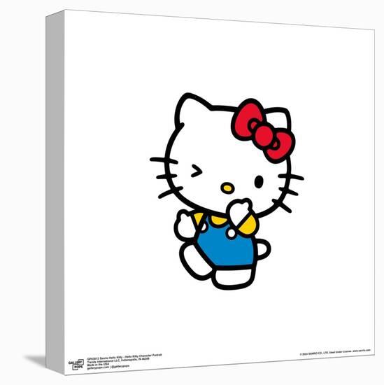 Gallery Pops Sanrio Hello Kitty - Hello Kitty Character Portrait Wall Art-Trends International-Stretched Canvas