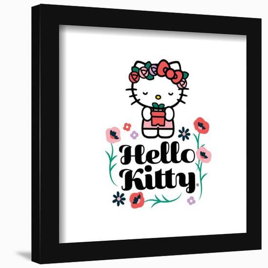 Gallery Pops Sanrio Hello Kitty - Hello Kitty Spring Cleaning Wall Art-Trends International-Framed Gallery Pops