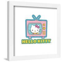 Gallery Pops Sanrio Hello Kitty - Hello Kitty Sticker Graphic Wall Art-Trends International-Framed Gallery Pops