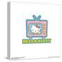 Gallery Pops Sanrio Hello Kitty - Hello Kitty Sticker Graphic Wall Art-Trends International-Stretched Canvas