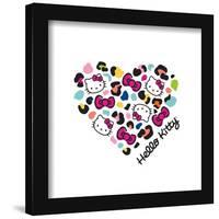 Gallery Pops Sanrio Hello Kitty - Jungle Paradise Heart Wall Art-Trends International-Framed Gallery Pops