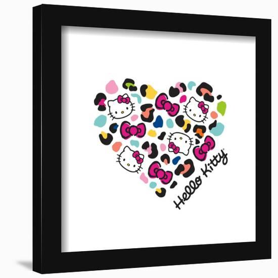 Gallery Pops Sanrio Hello Kitty - Jungle Paradise Heart Wall Art-Trends International-Framed Gallery Pops