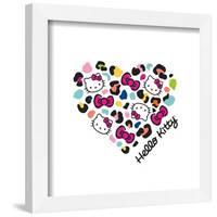 Gallery Pops Sanrio Hello Kitty - Jungle Paradise Heart Wall Art-Trends International-Framed Gallery Pops