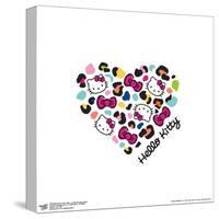 Gallery Pops Sanrio Hello Kitty - Jungle Paradise Heart Wall Art-Trends International-Stretched Canvas