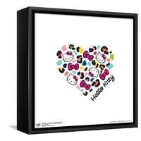 Gallery Pops Sanrio Hello Kitty - Jungle Paradise Heart Wall Art-Trends International-Framed Stretched Canvas