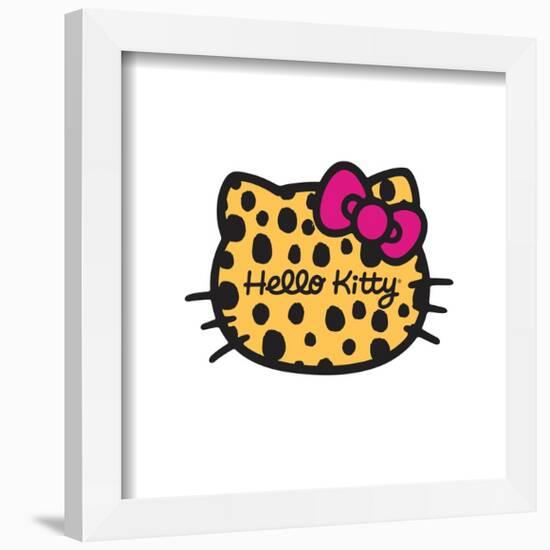 Gallery Pops Sanrio Hello Kitty - Jungle Paradise Kitty Face Wall Art-Trends International-Framed Gallery Pops