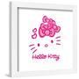 Gallery Pops Sanrio Hello Kitty - Jungle Paradise Pink Bow Wall Art-Trends International-Framed Gallery Pops