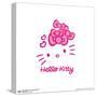 Gallery Pops Sanrio Hello Kitty - Jungle Paradise Pink Bow Wall Art-Trends International-Stretched Canvas