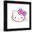 Gallery Pops Sanrio Hello Kitty - Pop Art Kitty Head Wall Art-Trends International-Framed Gallery Pops